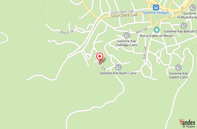 Greme suites harita, map