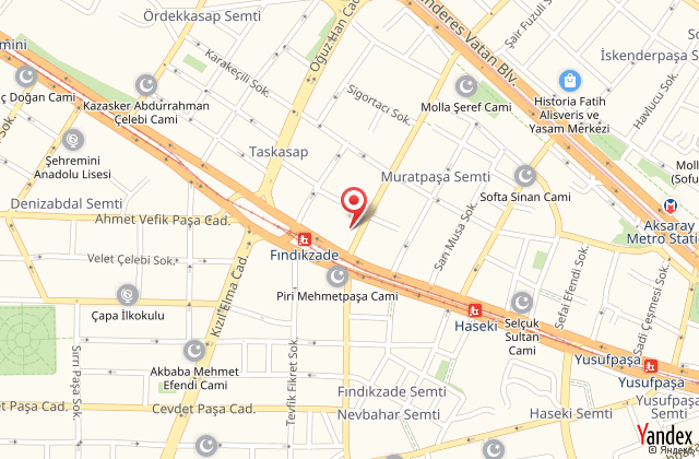 Grand anka hotel stanbul harita, map