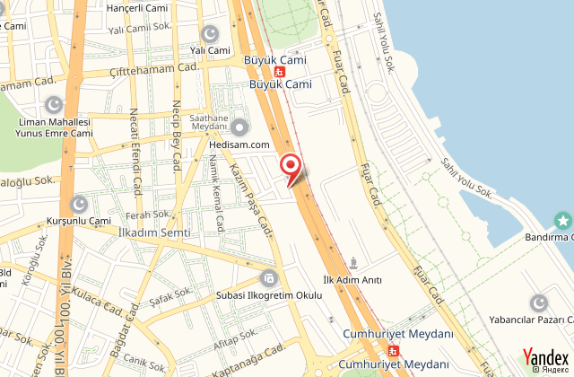 Grand asos otel harita, map