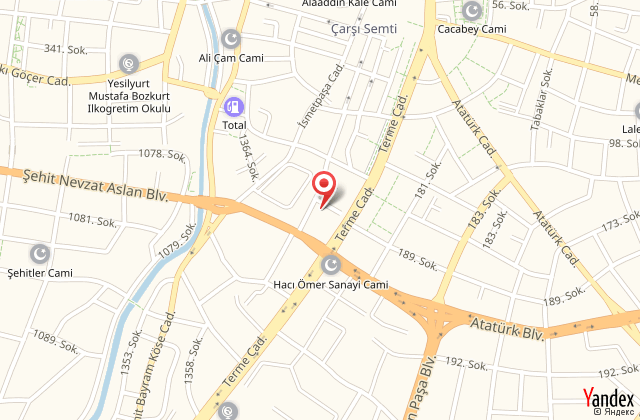 Grand terme hotel harita, map
