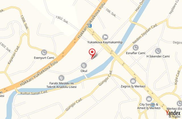 Grand ylmaz otel yksekova harita, map