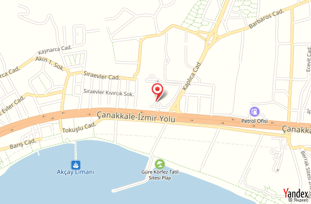 Gre saruhan termal hotel harita, map