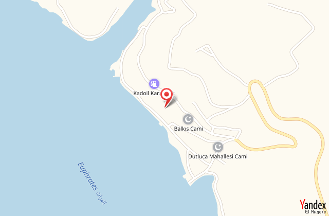 Halfeti ahin hotel harita, map