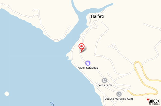 Halfeti ta konak viktor butik otel harita, map