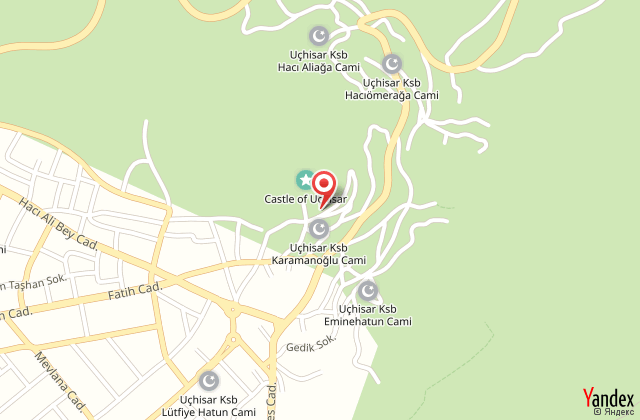 Hermes cave hotel harita, map