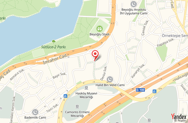 Hilton garden inn istanbul golden horn harita, map