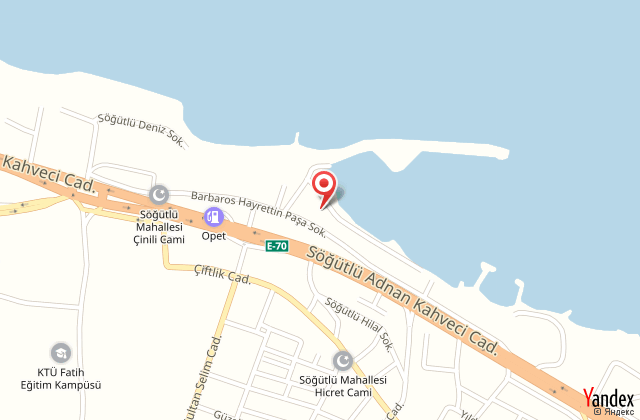 Doubletree by hilton hotel trabzon harita, map