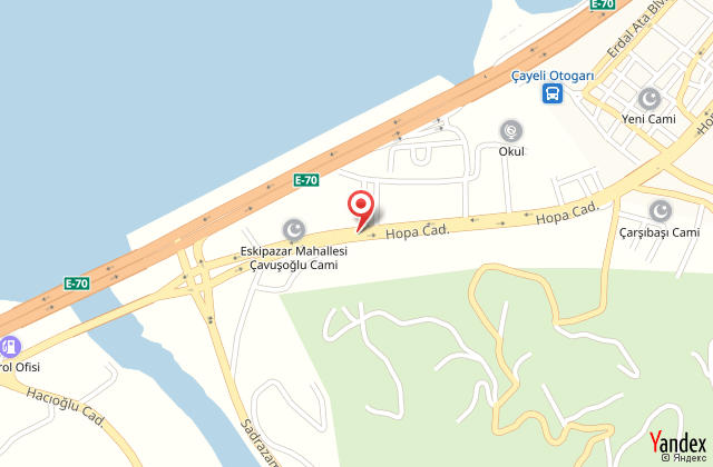 Hzrolu apart otel harita, map