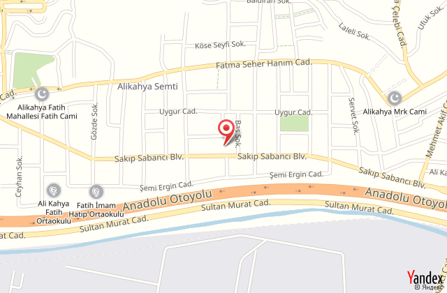 Hm apart hotel harita, map