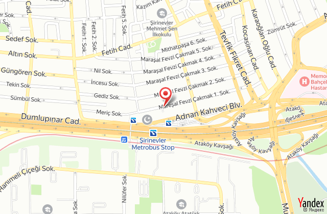 Holiday inn express istanbul - ataky metro harita, map