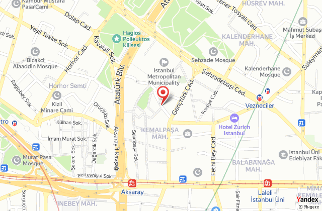 Holiday inn istanbul old city harita, map
