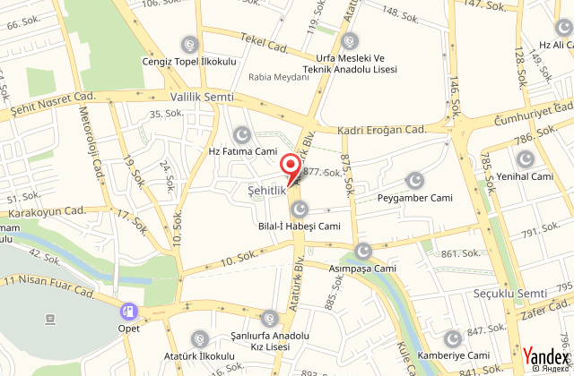 Hotel arte harita, map