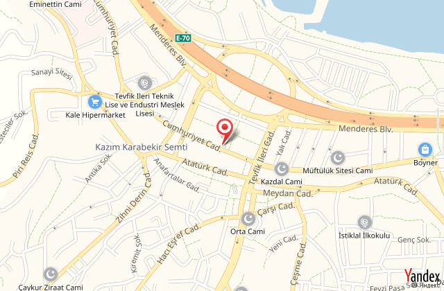 Hotel milano harita, map