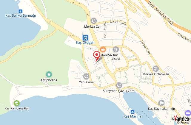 Hotel puya harita, map