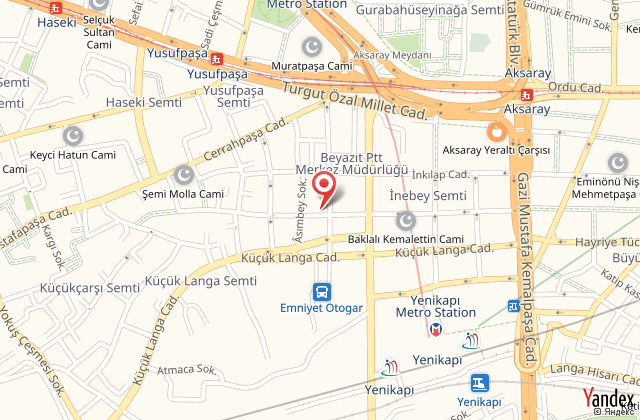 Hotel mit istanbul harita, map