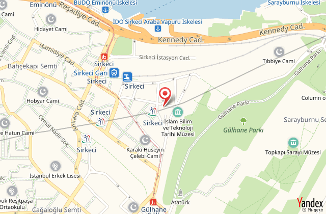 Hotellino istanbul harita, map