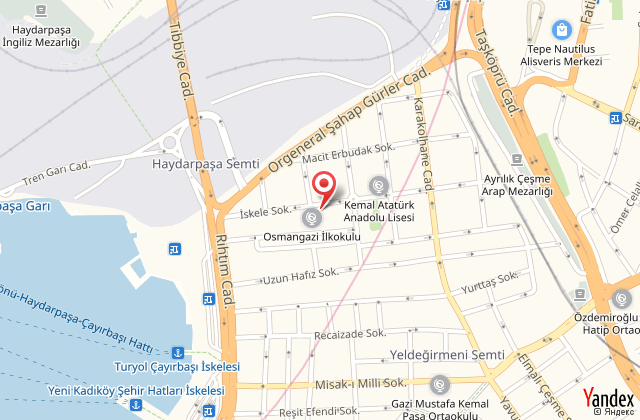 Hush hostel lounge harita, map