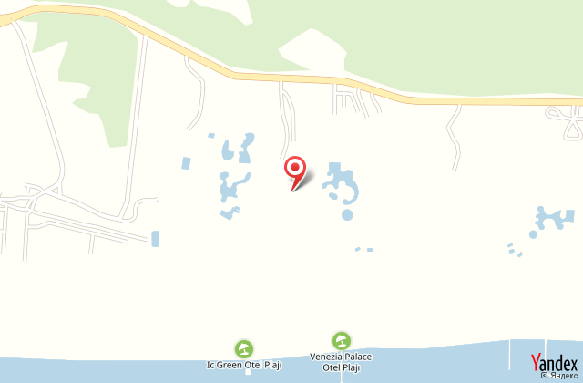 Ic hotels green palace harita, map