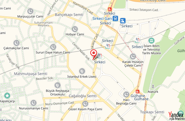 stanbul central hotel harita, map
