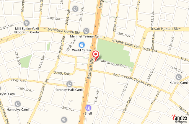 zgi turhan hotel harita, map