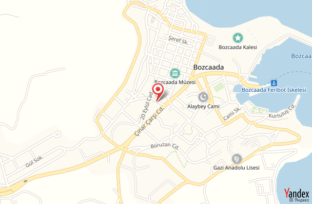 Kalinda hotel harita, map