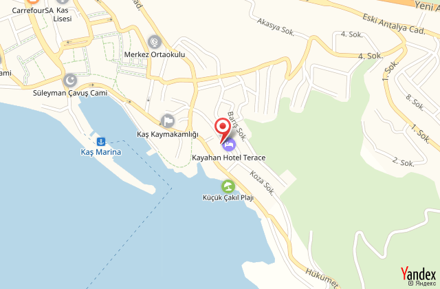 Ka hotel ferah harita, map