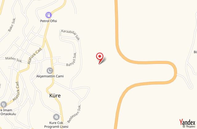 Kastamonu kre retmenevi harita, map