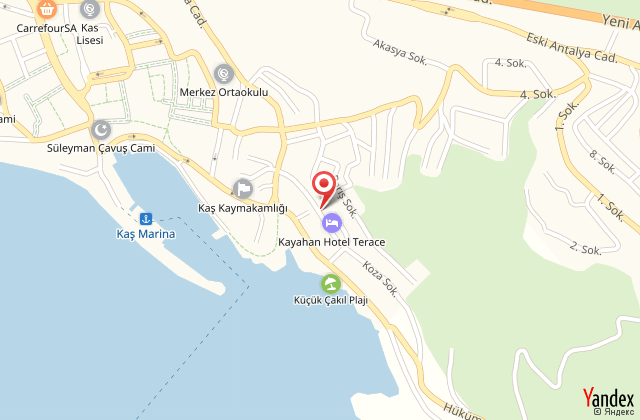 Kayahan hotel harita, map