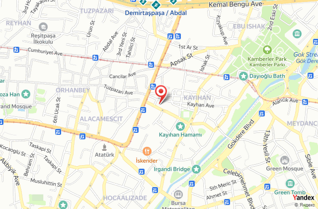 Kayhan city hotel harita, map