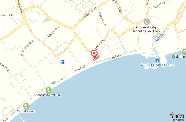 Kefi beach & suites harita, map