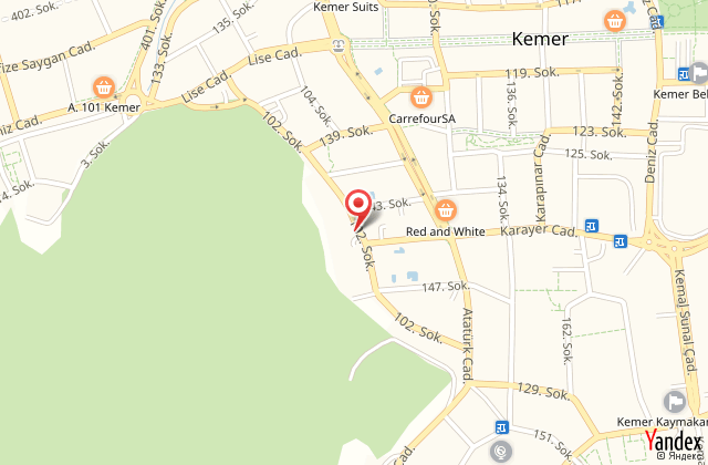 Kemer ipek hotel harita, map