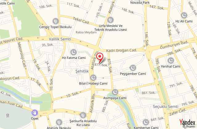 Kilim hotel harita, map