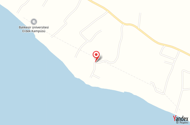 Krtay beach motel harita, map