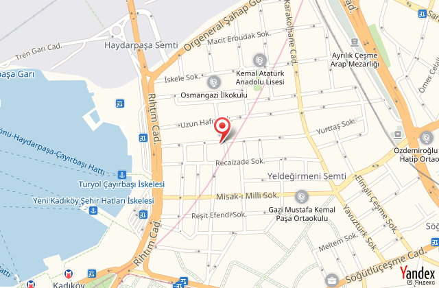 Kk otel harita, map