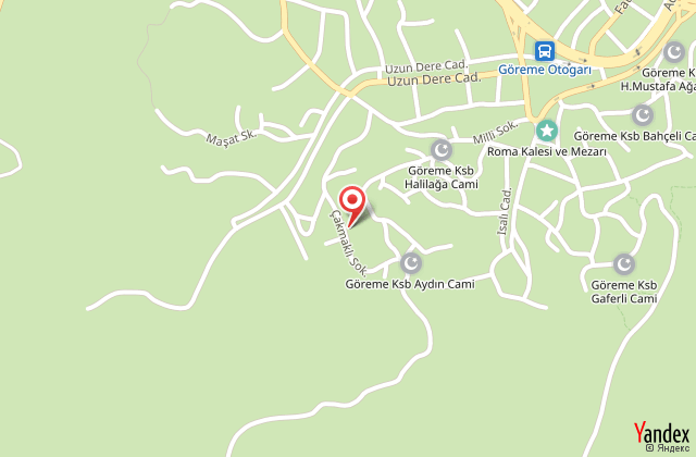 Koza cave hotel harita, map