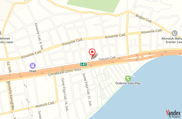 Lambada otel harita, map