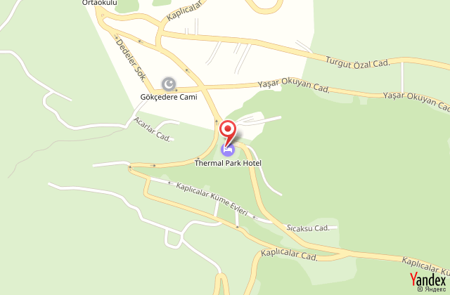 Limak thermal boutique hotel termal yalova harita, map