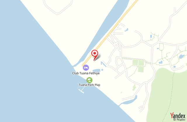 Club tuana fethiye harita, map