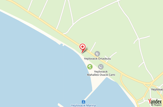 Marpessa blue beach hotel harita, map