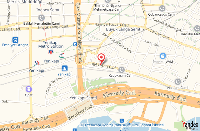 Matiat hotel istanbul harita, map