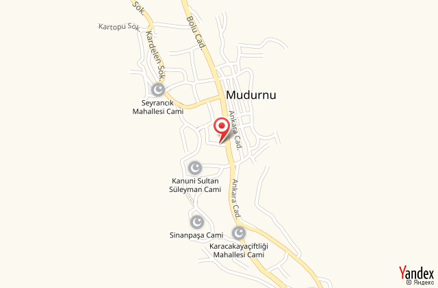 Melek hotels mudurnu tekkeliler kona harita, map