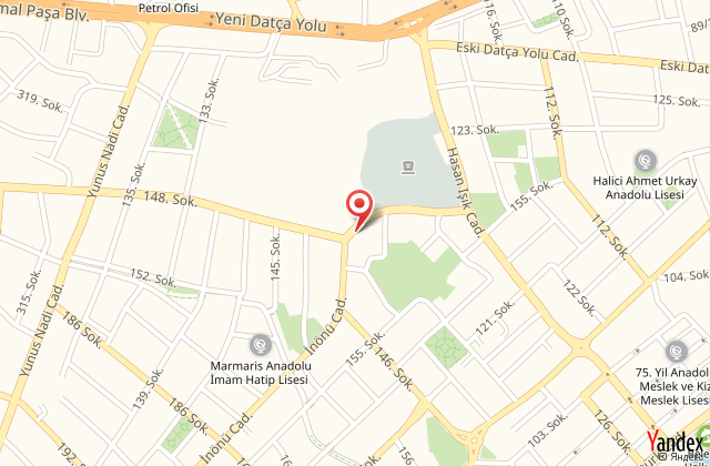 Meneke apart hotel harita, map