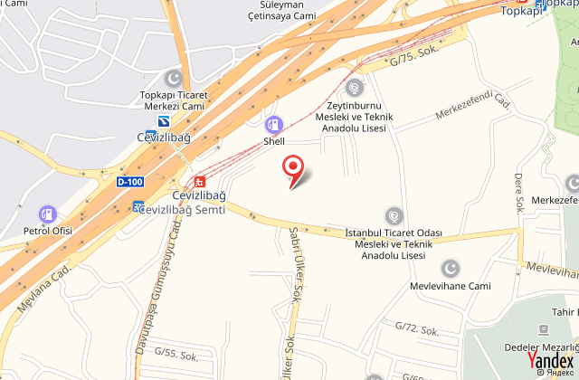 Mercure istanbul topkap harita, map