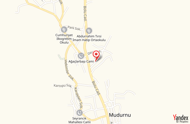 Mudurnu ipekyolu otel harita, map