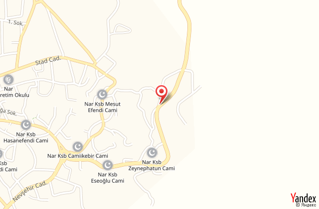 Nar cave hotel harita, map