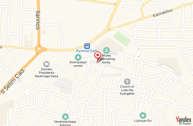 Nicosia eagle eye boutique hotel harita, map