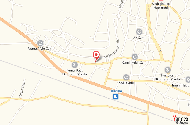 Nide ulukla retmenevi harita, map