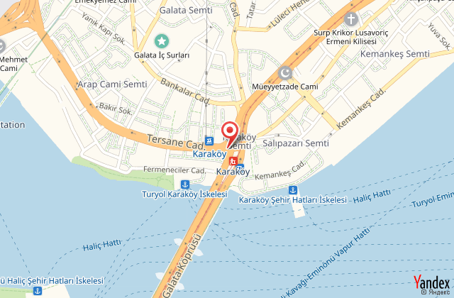 Nordstern hotel galata harita, map