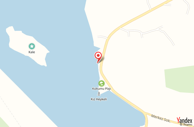 Orhaniye incir beach bungalow harita, map