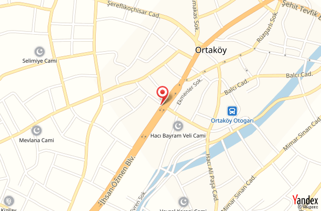 Ortaky fatih otel harita, map